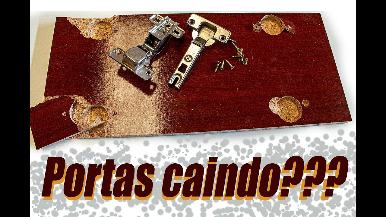 Como consertar portas de guarda roupas e armários