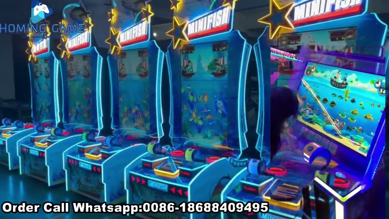 Why Kids Love the Big Sea Go Fishing Arcade Redemption Game Machine! 🎣✨ 