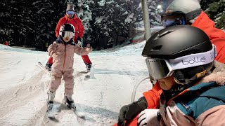 Taytum and Oakley SKI for the FIRST TIME! (VERY SCARY)