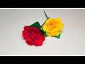 EASY PAPER FLOWER - How To Make Paper Flower - Origami Flower (DIY)