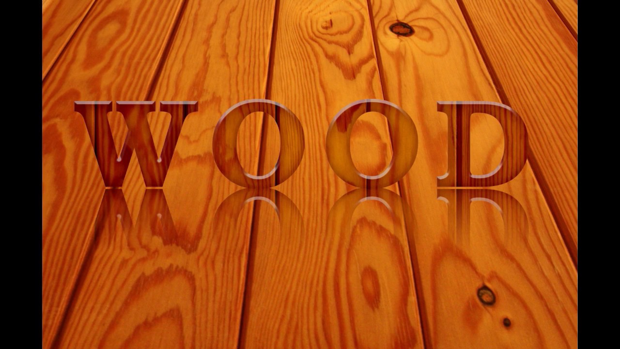 Tutorial How To Make Wood Text Effect CS5 CS6 CC