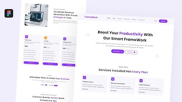 Design a Simple SaaS Landing Page UI in Figma | Clean Website Tutorial by GDMentor