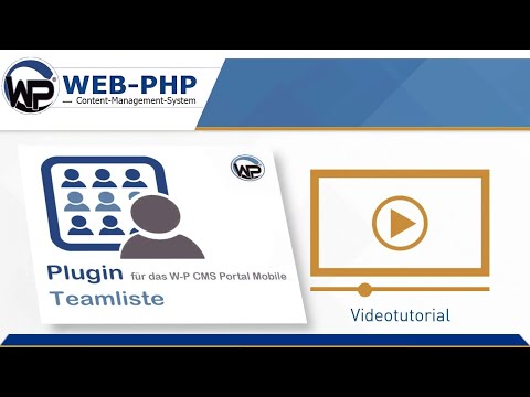 Radio Teamliste 2.0 - Plugin für W-P CMS Portal Mobile Videoportal Plugin für W-P CMS Portal Mobile