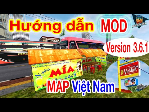 Hướng dẫn Mod Map Việt Nam, Mod Tiếng Việt trên Map Bus Simulator Indonesia | BUSSID