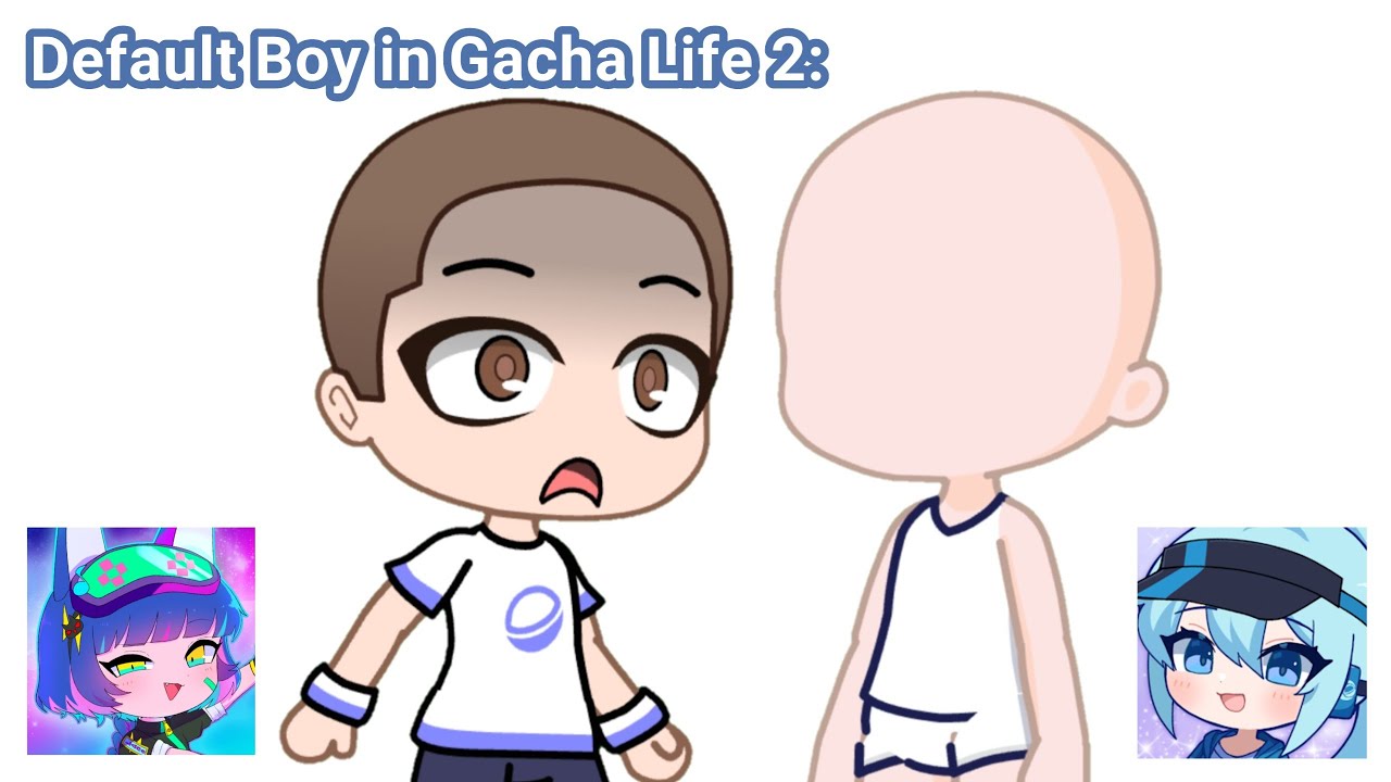 Gacha club default boy but its icon based (minus) by zabbynho on