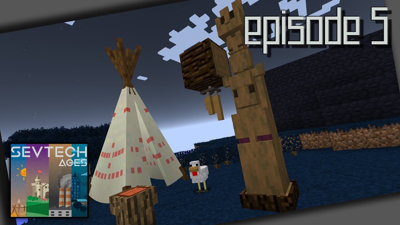 💈 TOTEMIC MOD! BUFFALO SPAWNING! 🐃 Minecraft: SevTech Ages #5 - YouTube