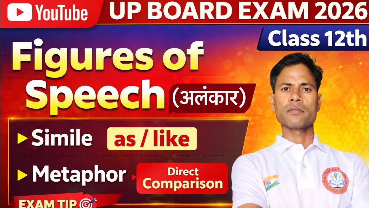 Figure of Speech Complete Chapter in Hindi |Easy Tricks, Examples & Questions | UP Board Exam 2026