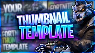 Thumbnail Template - free fortnite thumbnail template photoshop