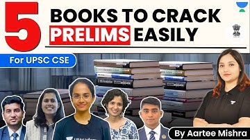 5 Books to Crack Prelims Easily For UPSC 2023 | By Aartee Mishra