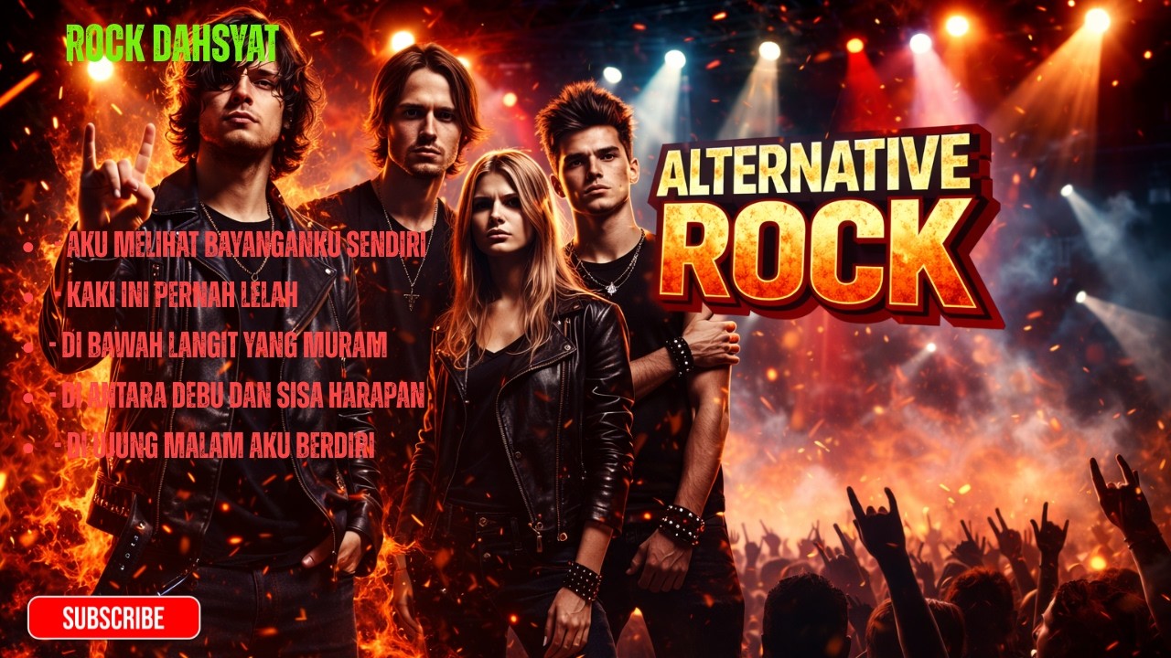 ROCK ALTERNATIVE PLAY LIST 2026 ‼️ JIWA MUDA DENGAN HATI YANG BEBAS.....‼️