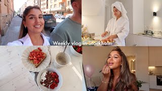 weekend vlog in Stockholm ♡ cooking, shopping in the city, opening PR packages & night out