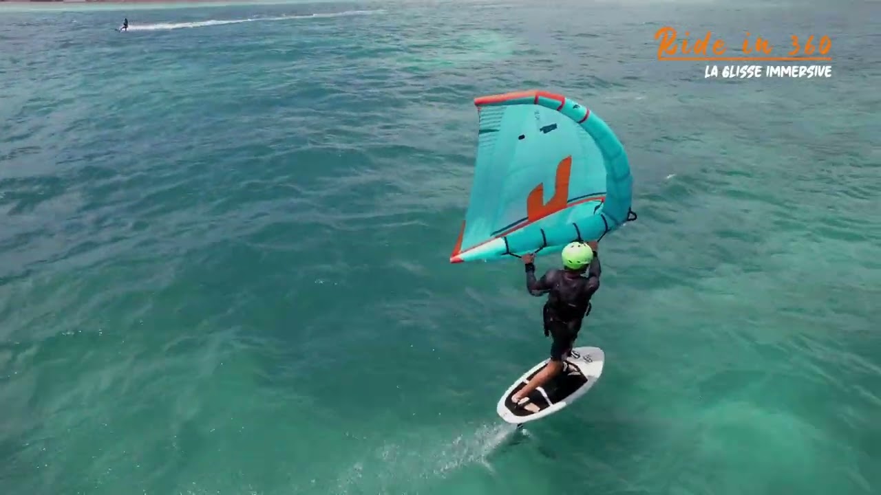 VR 360° Foil Surfing Video - Clayisland