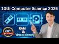 RAM vs Virtual Memory | 10th CS New Syllabus 2026 #fypシ #tranding #ram #punjabboard