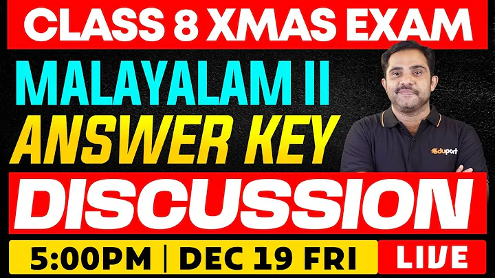 Class 8 Malayalam II | Answer Key Discussion