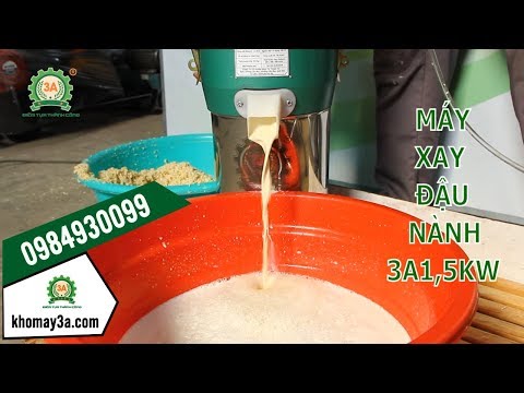 MÁY XAY ĐẬU NÀNH 3A1,5KW | Máy xay sữa đậu nành tách bã tự động