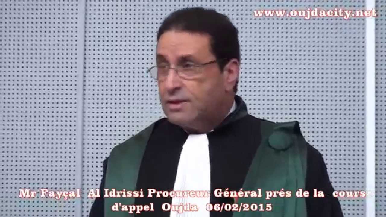 كلمة السيد فيصل الادريسي الوكيل العام لدى محكمة الاستئناف بوجدة / افتتاح السنة القضائية 2015