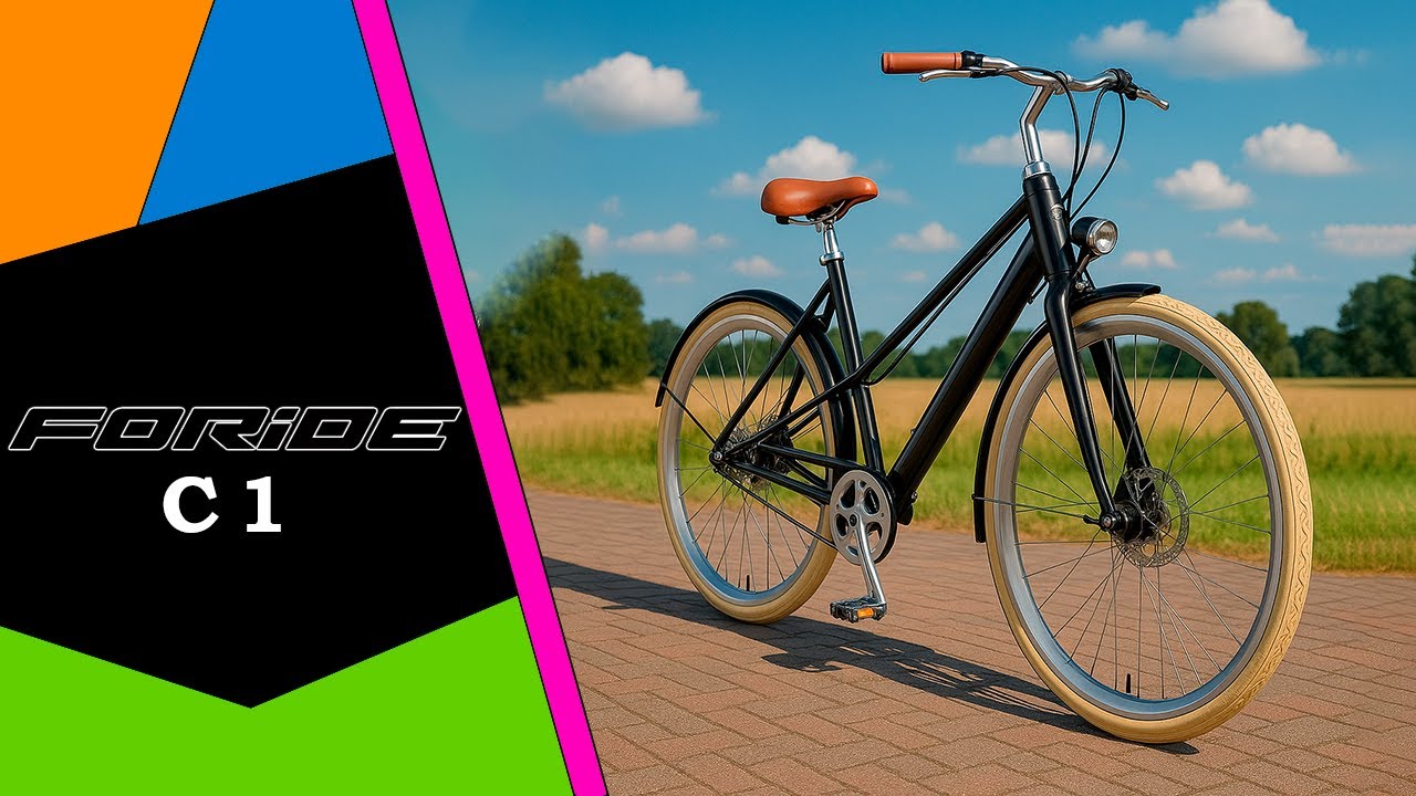 FORIDE C1 🪢 Mega stylowy legalny rower elektryczny / Recenzja 4K