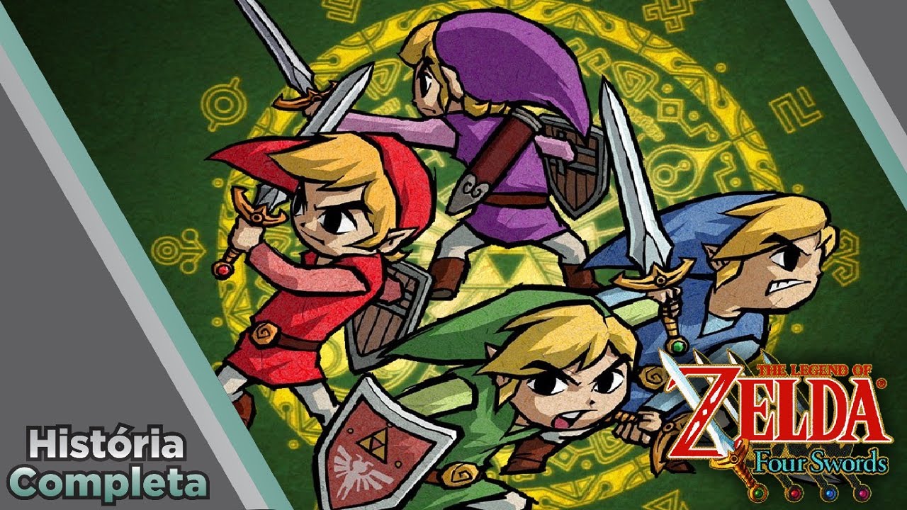 Saga The Legend of Zelda 4 A História de Four Swords (GBA) YouTube Saga The Legend of Zelda 4 A História de Four Swords (GBA) YouTube