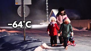 Um Dia Na Vila Mais Fria Do Planeta -64°C Yakutia, Sibéria