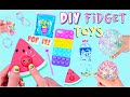 7 DIY Super Easy Fidget Toys - Viral TikTok Fidget Toys Ideas - Phone Case POP IT and much more!