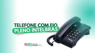 Telefone com Fio Pleno Sem Chave - Intelbras: Estilo e Funcionalidade!