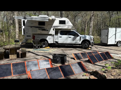 Camping Redding Recreation Area - New Straitedge Angler Pro Kayak - on Mulberry River Arkansas