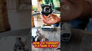 How to Switch off Dji Mini 5 pro #dji #drone