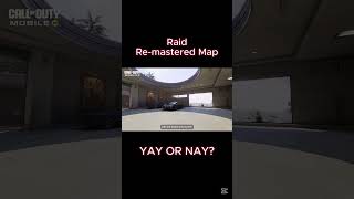 RE-MASTERED RAID MAP - YAY OR NAY? #gamingshorts #mobilegaming #codmclips