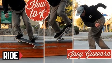 How-To Skateboarding: Backside Smith Backside 180 Out with Joey Guevara