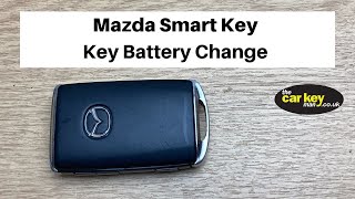 Mazda 3 CX30 CX5 2020 Smart Key HOW TO Change key battery