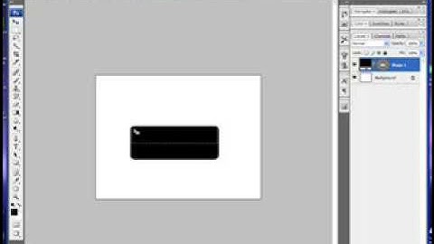 Adobe Photoshop cs3 - Making Glossy Buttons.
