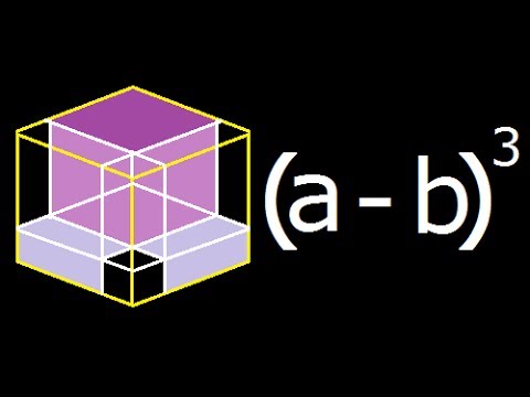 A Minus B Cube Or A Minus B Whole Cube A B 3 Geometric Explanation Derivation Youtube