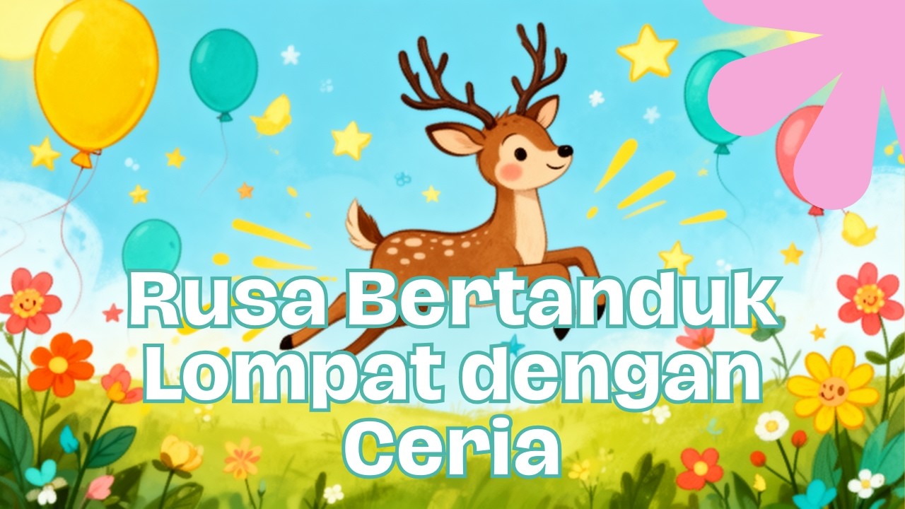 Rusa Kecil Lompat-Lompat 🦌 | Lagu Anak Ceria Tentang Rusa