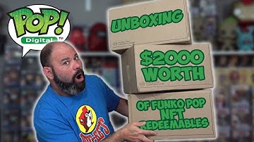 Unboxing $2000 Of Funko Pop NFTs Legendary, Grails, & Royalty