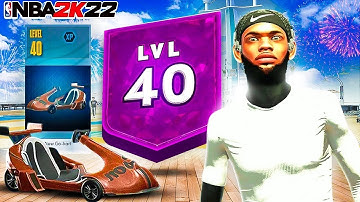 FASTEST WAY to get LEVEL 40 in NBA 2K22! BEST XP METHOD to HIT LEVEL 40! NBA 2K22 CURRENT GEN