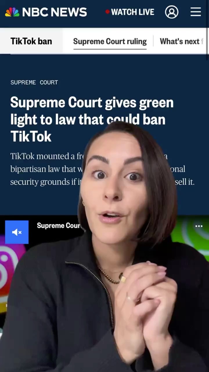 The Supreme Court gives green light to a TikTok ban