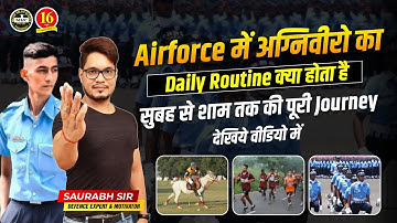 Agniveer Airforce Candidates Daiily Routine | Indian Airforce Agniveer Candidates Daily Routine Job