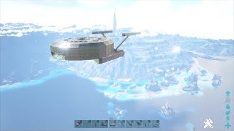 ark Star Trek spaceship build no mods