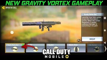 NEW GRAVITY VORTEX OPERATOR SKILL GAMEPLAY | SNOW NUKETOWN DETAILED LOOK | COD MOBILE