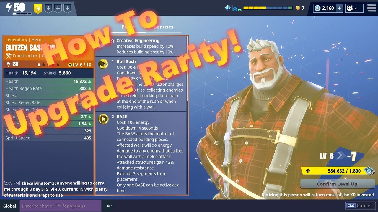 How To Level Up Heroes In Fortnite Save The World Ps4 ... - 1280 x 720 jpeg 173kB