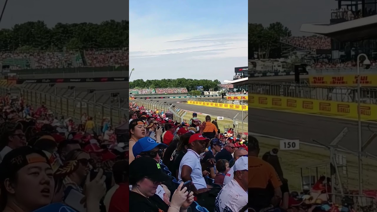 Formula 1 cars roaring away in Silverstone | ##supercarsinlondon #shorts #formula1 #fomularace