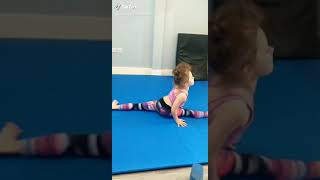 Robyn Betteridge Forwards Walkover Into Splits . Acro Acrobatics Training.