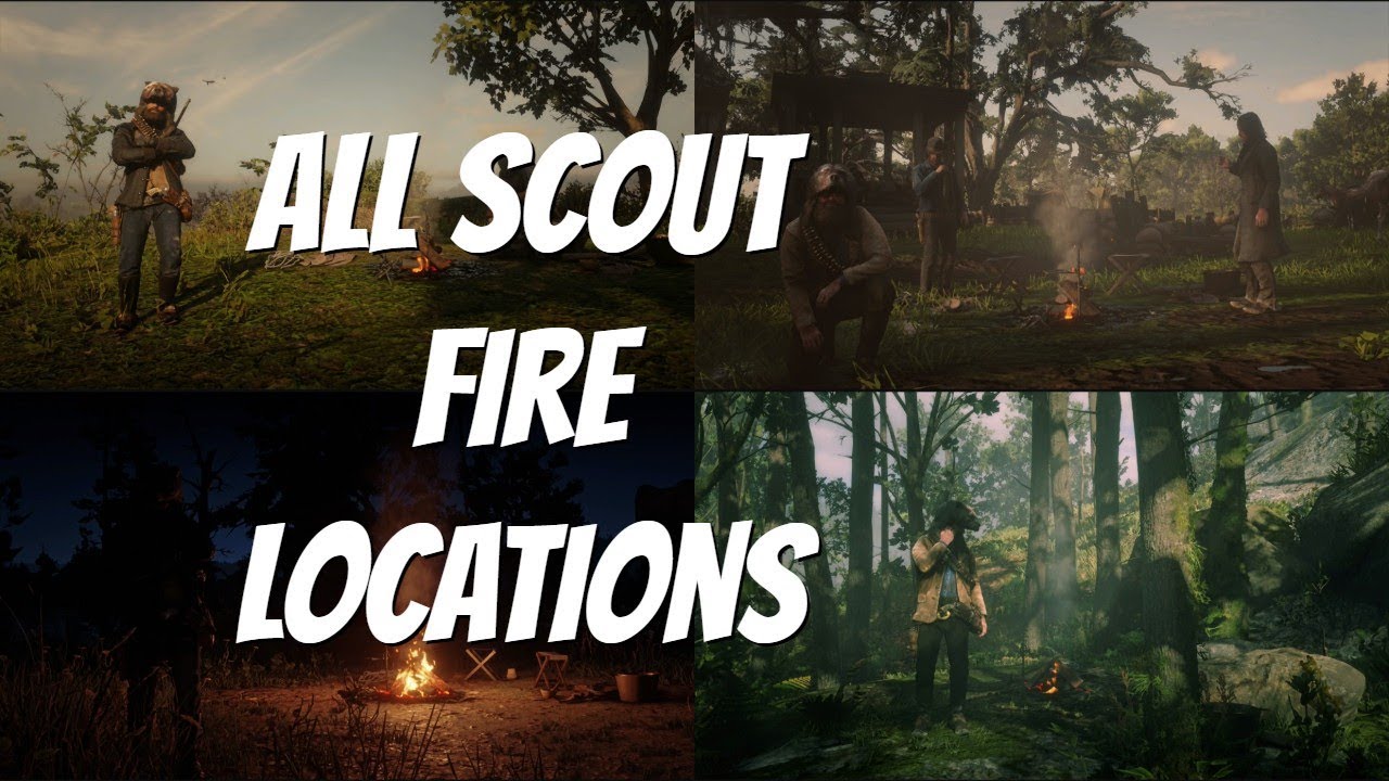 RDR 2 - Scout Fire ALL Locations - YouTube