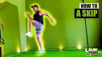 How To Do A STATIONARY A SKIP | Exercise Demonstration Video and Guide