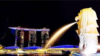 Merlion , Marina Bay Sands , Fountain of Wealth , Changi Airport