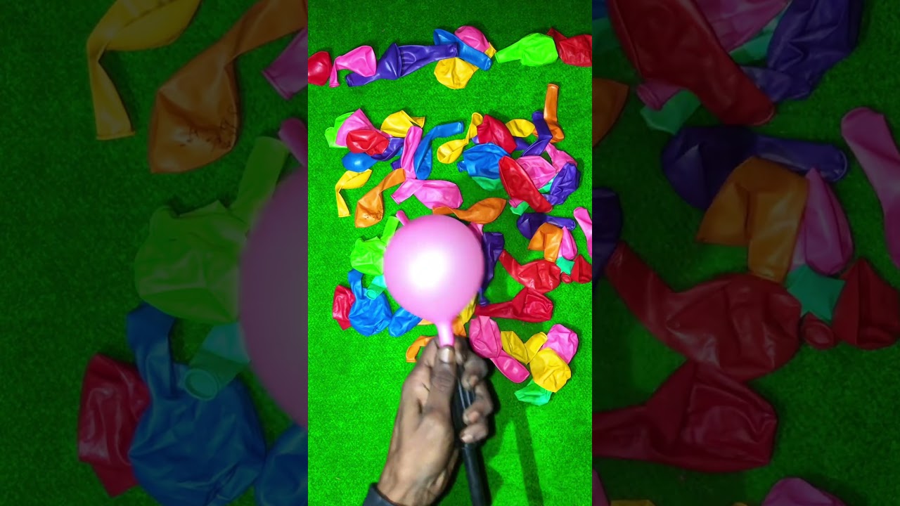 funny popping balloon dance 