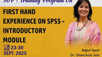 Day-1 Introduction to SPSS