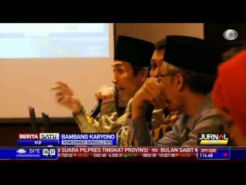 Rekapitulasi Suara Pilpres di KPU Provinsi NTB Berlangsung Alot