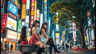 Yokohama Japan, Tokyo Walk,  Tokyo Nightlife, Tourist Attractions, 4K HDR