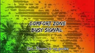 Comfort Zone - Busy Signal ( Lyrics Video) 🎵